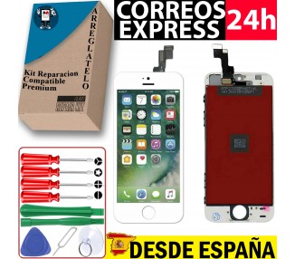 Kit Reparación Pantalla para iPhone 5S Blanca