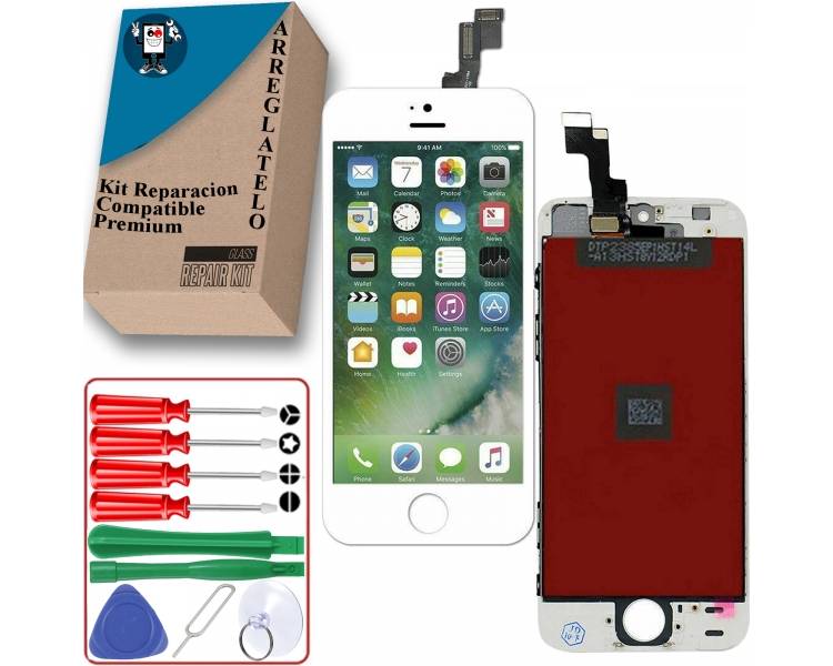 Kit Reparación Pantalla Para iPhone SE 2016, Completa, Blanca