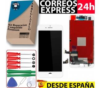 Kit Reparación Pantalla para iPhone 7 Plus 5,5" Completa con Marco Blanca