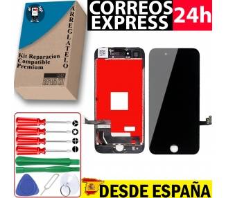 Kit Reparación Pantalla para iPhone 7 Plus 5,5" Completa con Marco Negra