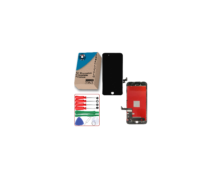 Kit Reparación Pantalla para iPhone 7 Plus, OEM, Negra