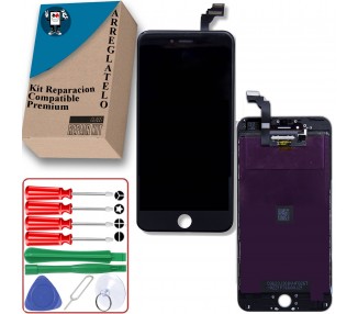Kit Reparación Pantalla para iPhone 6 Plus, OEM, Negra