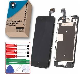 Kit Reparación Pantalla Para iPhone 6S Plus & Boton Inicio Negra