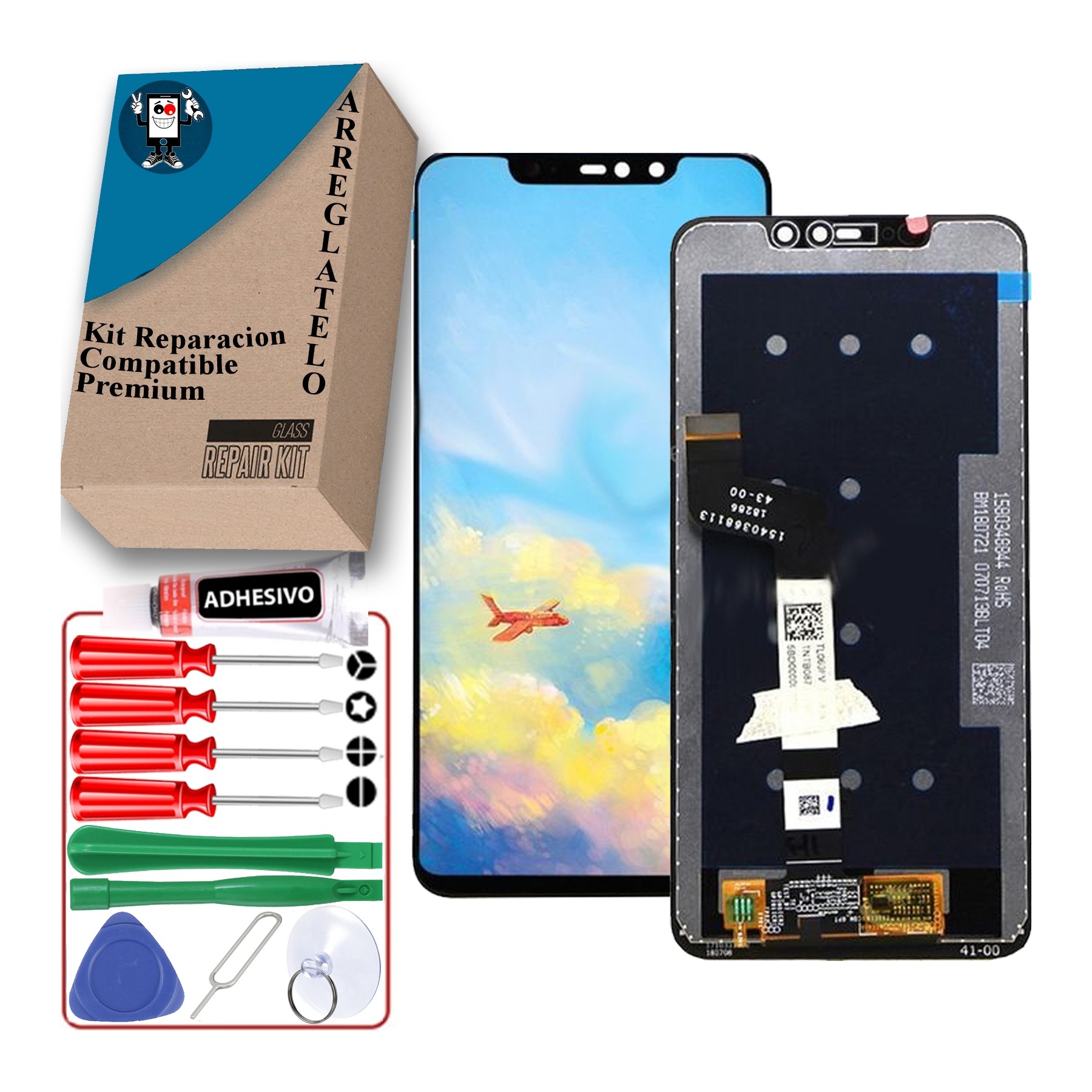 Kit Reparación Pantalla para Xiaomi Redmi Note 6 & 6 Pro Negra
