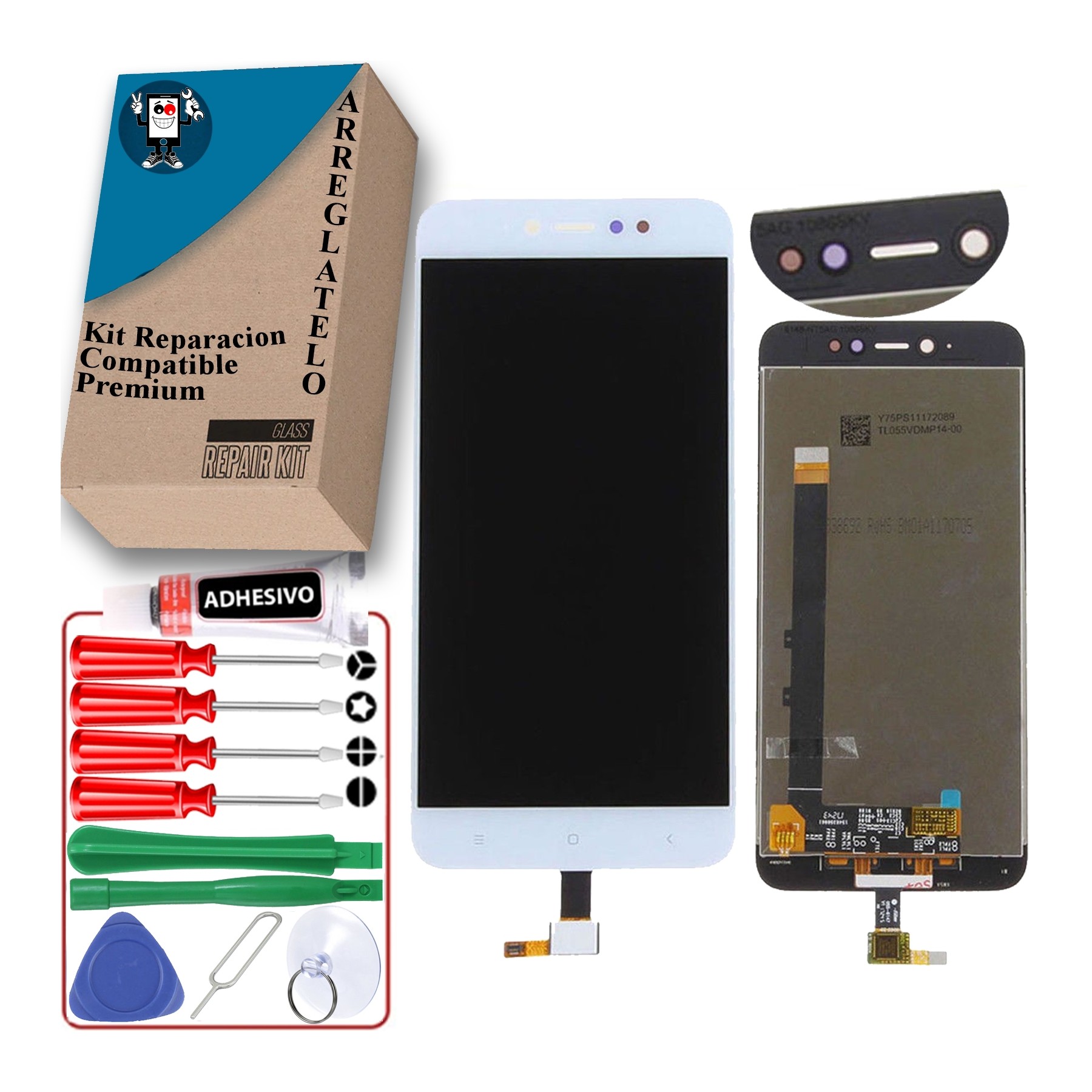 Kit Reparación Pantalla para Xiaomi Redmi Note 5A 5A Pro Blanca