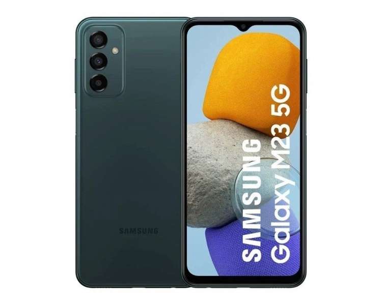 Smartphone samsung galaxy m23 4gb/ 128gb/ 6.6'/ 5g/ verde oscuro