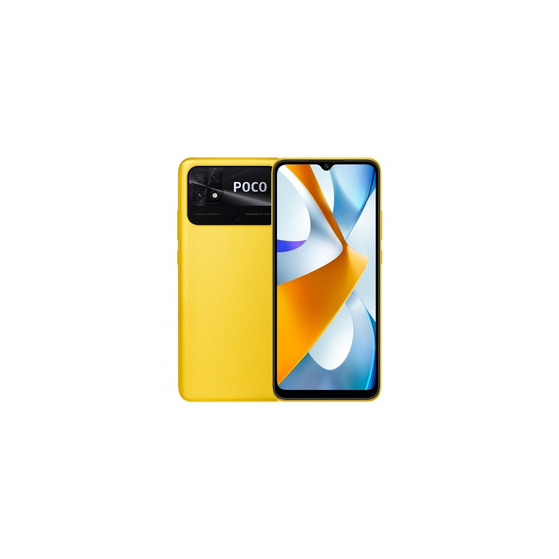 Smartphone xiaomi poco c40 4gb/ 64gb/ 6.71'/ amarillo poco