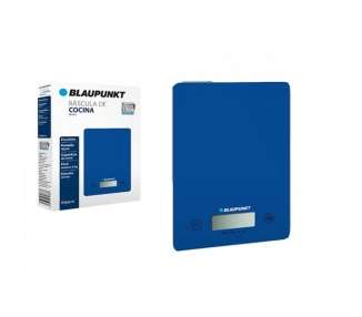 Báscula de cocina electrónica blaupunkt bp4003/ hasta 5kg/ azul