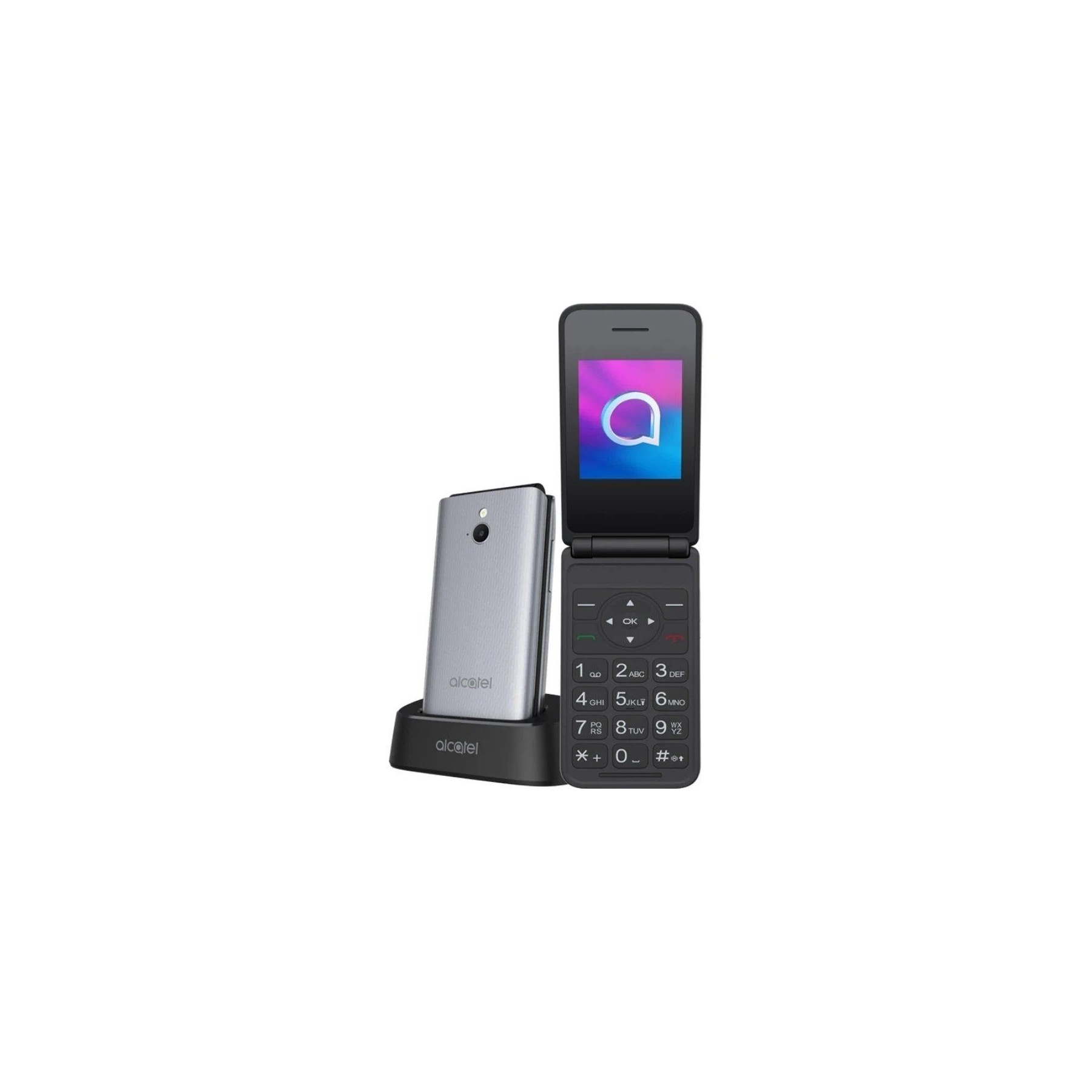 Teléfono Móvil Alcatel 3082X Plata