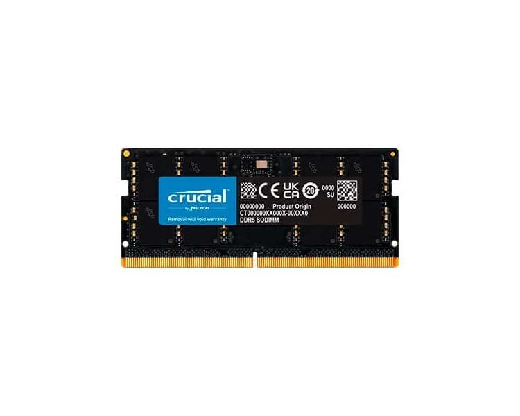 MÓDULO MEMORIA RAM S/O DDR5 32GB 4800MHz CRUCIAL