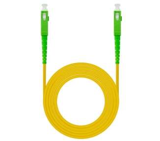 Cable de fibra óptica g657a2 nanocable 10.20.0015/ lszh/ 15m/ amarillo