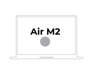 Apple macbook air 13,6'/ m2 8-core cpu/ 8gb/ 512gb ssd/  10-core gpu/ plata