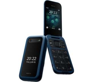 Teléfono Móvil Nokia 2660 Flip Azul