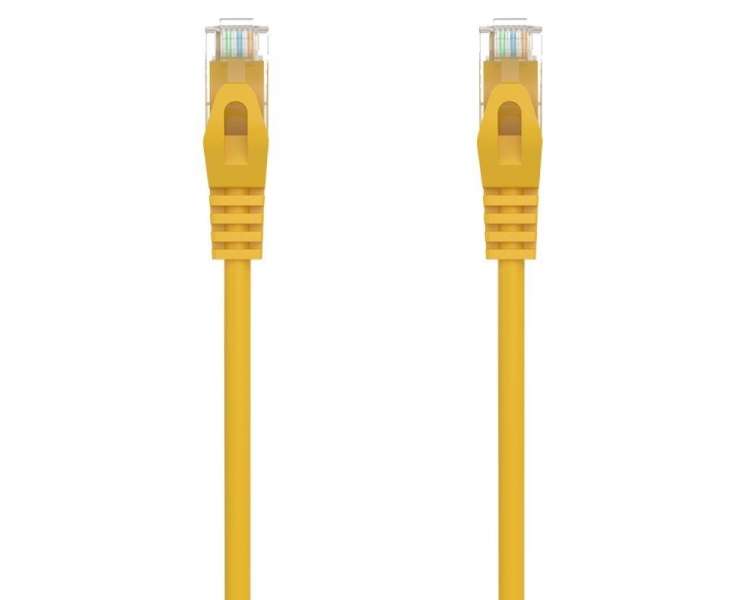 Cable de red rj45 awg24 utp aisens a145-0569 cat.6a/ lszh/ 3m/ amarillo