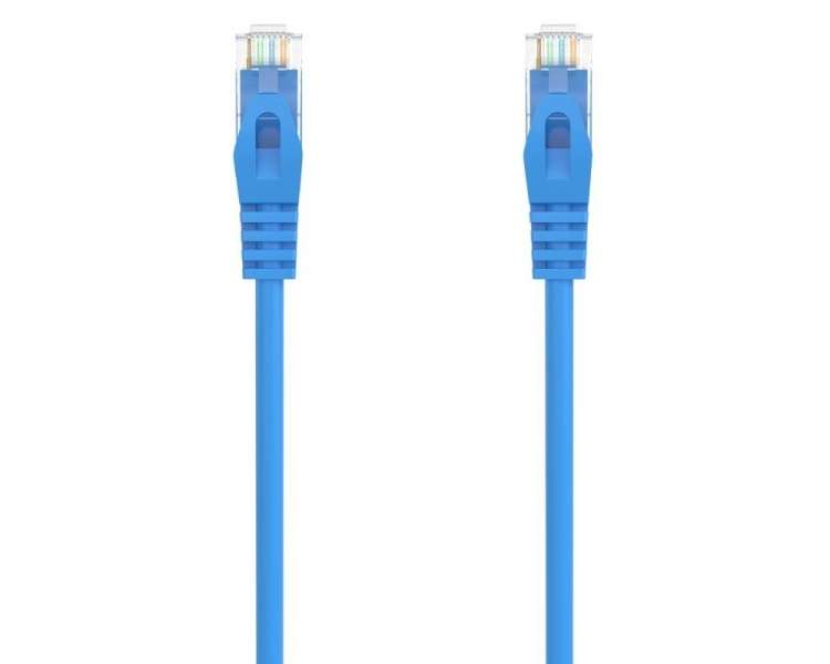 Cable de red rj45 awg24 utp aisens a145-0576 cat.6a/ lszh/ 3m/ azul