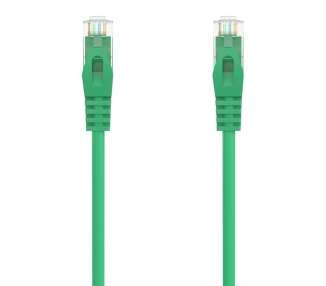 Cable de red rj45 awg24 utp aisens a145-0578 cat.6a/ lszh/ 30cm/ verde