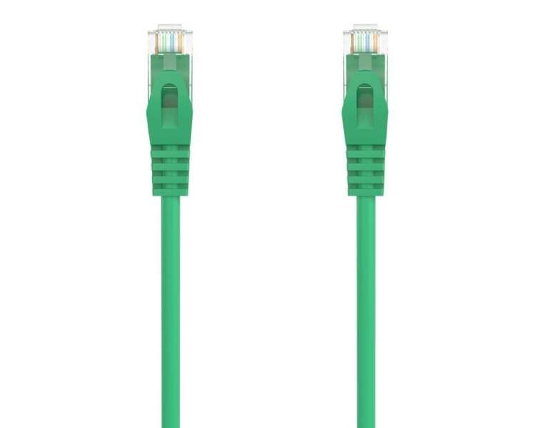 Cable de red rj45 awg24 utp aisens a145-0581 cat.6a/ lszh/ 1.5m/ verde