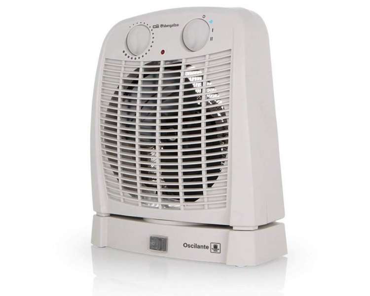 Calefactor orbegozo fh 7001/ 2000w/ termostato regulable