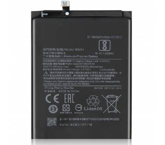 Batería para Xiaomi Redmi 9, 9A, Note 9, Redmi 10x, MPN Original: BN54
