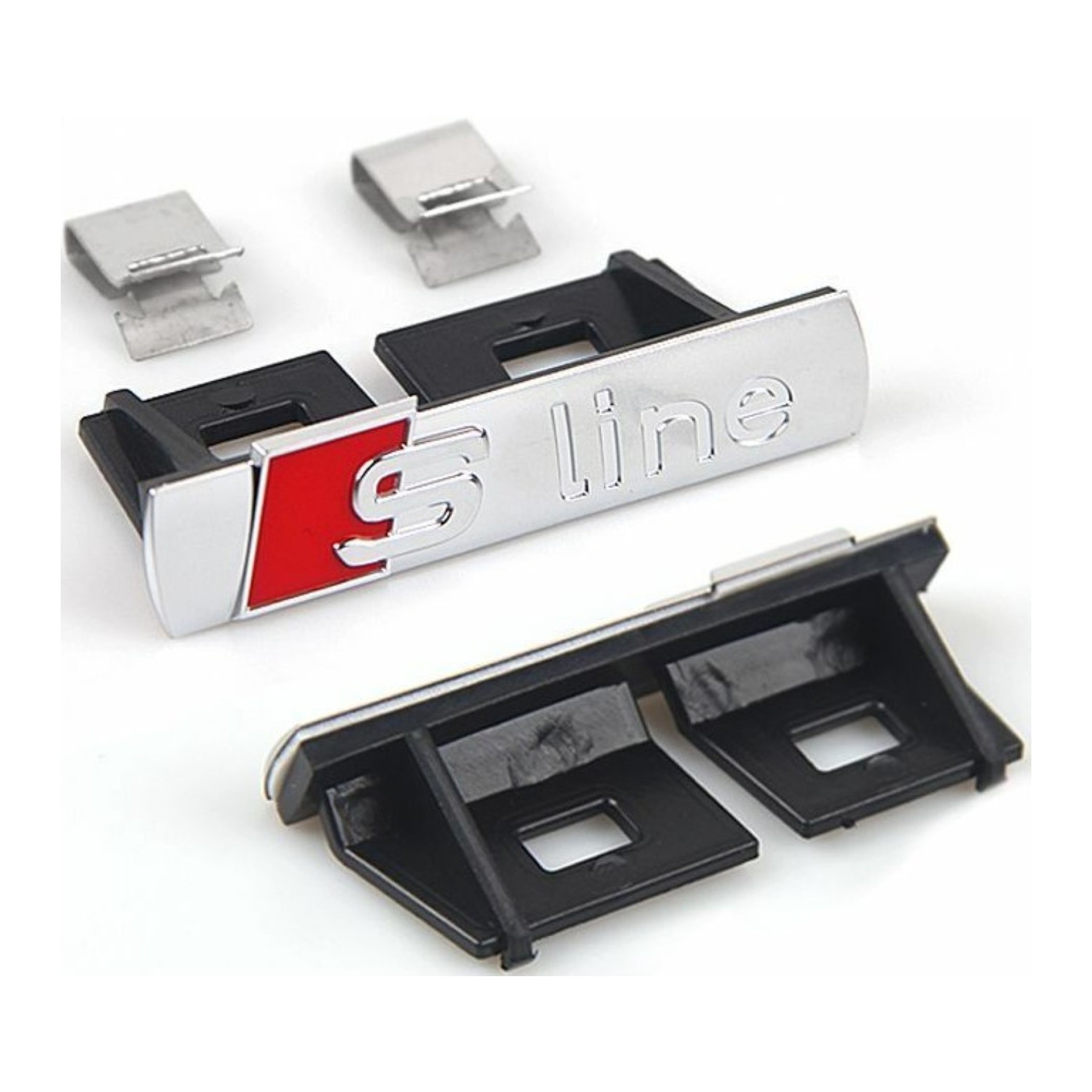 LOGO EMBLEMA INSIGNIA SLINE PARA PARRILLA DELANTERO DE AUDI SLINE A1 A3 A4 A5