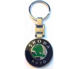 Llavero para Skoda con Logotipo, Emblema, llaveros, Keyring, Keychain