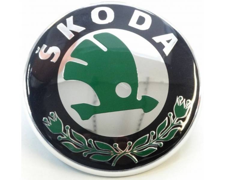 Emblema Logo Compatible de 90 mm para Skoda Octavia Fabia Yeti, Superb