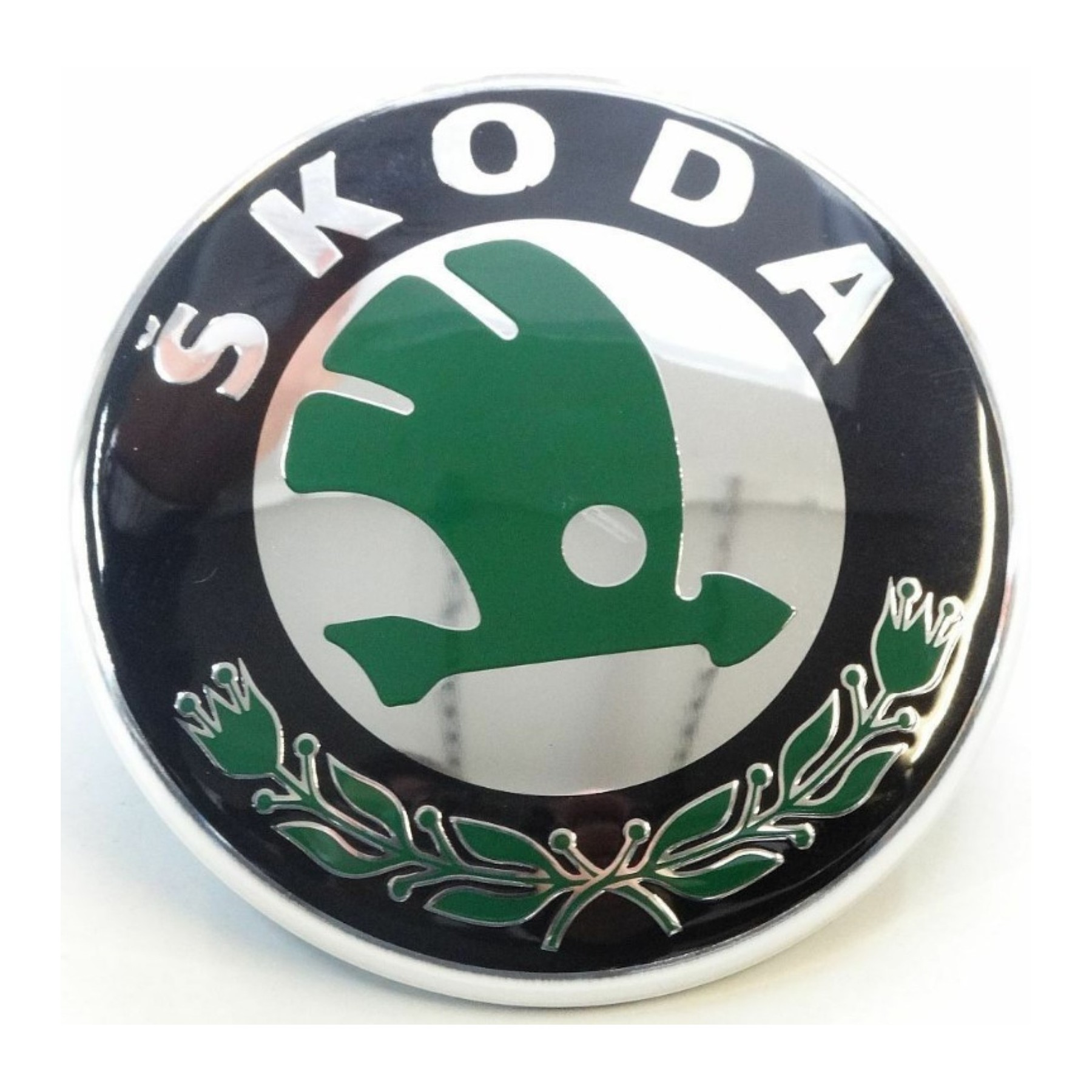 Emblema Logo Compatible de 90 mm para Skoda Octavia Fabia Yeti, Superb