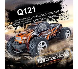 Coche Control Remoto Q121, 20KM/h, Todoterreno, 4WD, RC