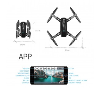 Dron teledirigido con cámara 4K y GPS, 5G, WiFi, FPV, Retorno Automatico
