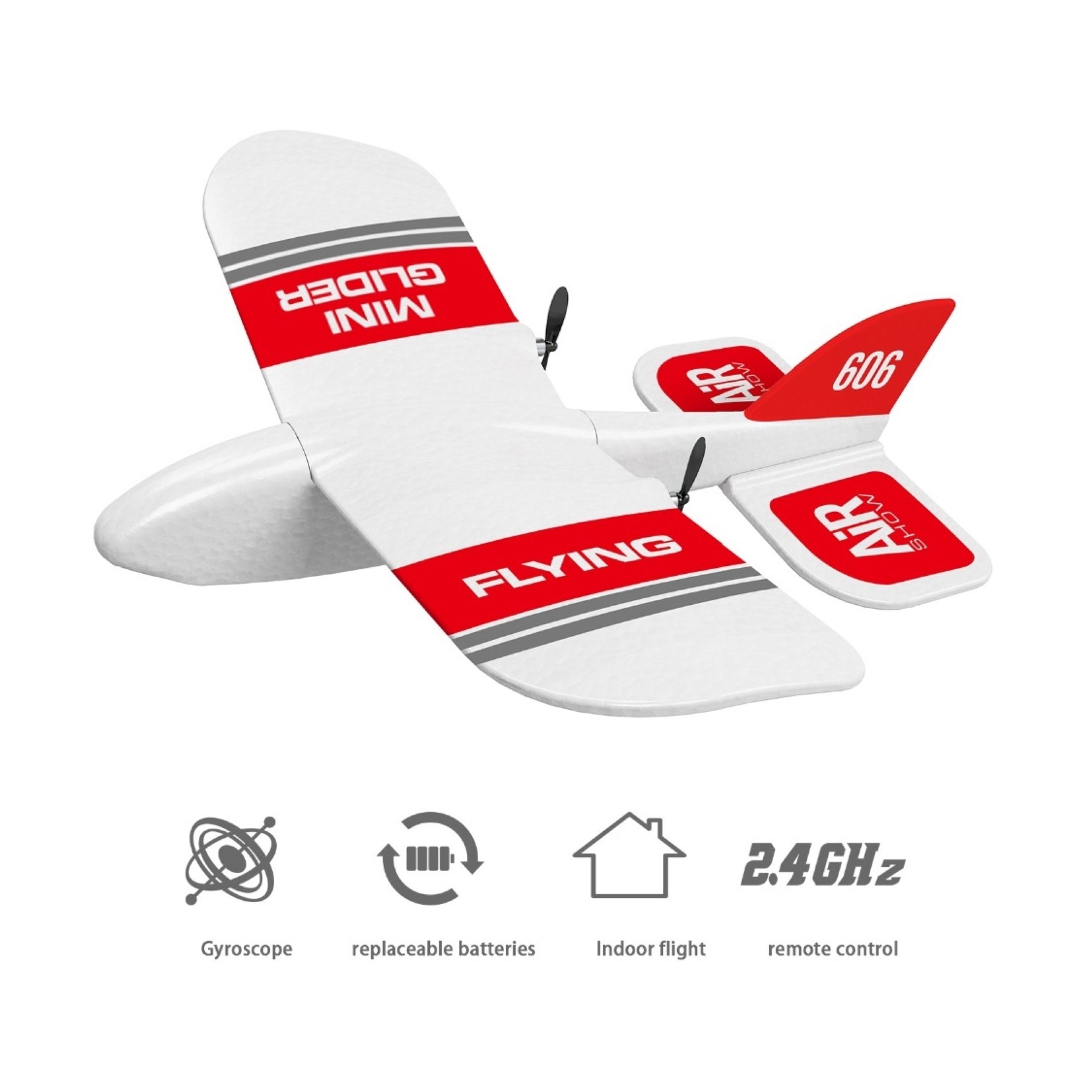 Avión de deslizamiento a Control remoto Avión RC KF606