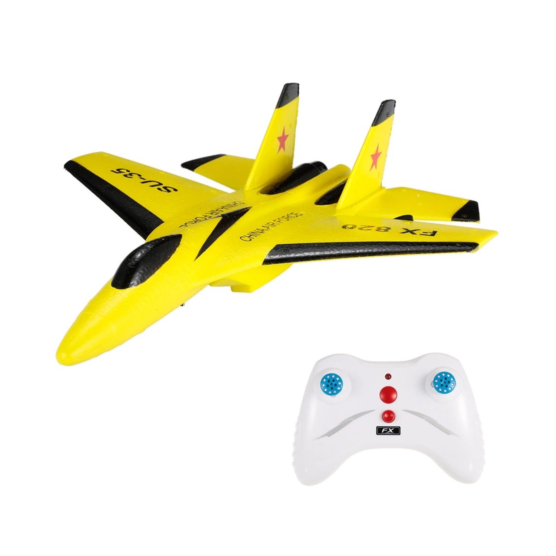 Avión teledirigido planeador SU-35 290mm, EPP, RTF, Dron FX 820