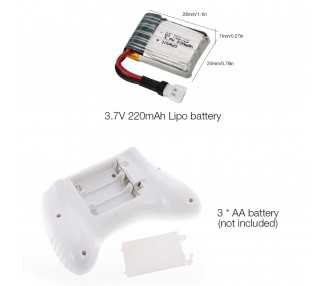 Avión teledirigido planeador SU-35 290mm, EPP, RTF, Dron FX 820