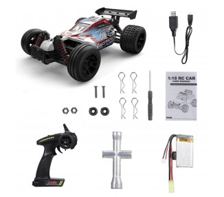 Coche de Carreras a Control Remoto 9306E, 40km/h, 4WD