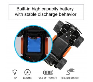 Coche a Control Remoto Todoterreno de alta velocidad, 2WD, KY-1816A