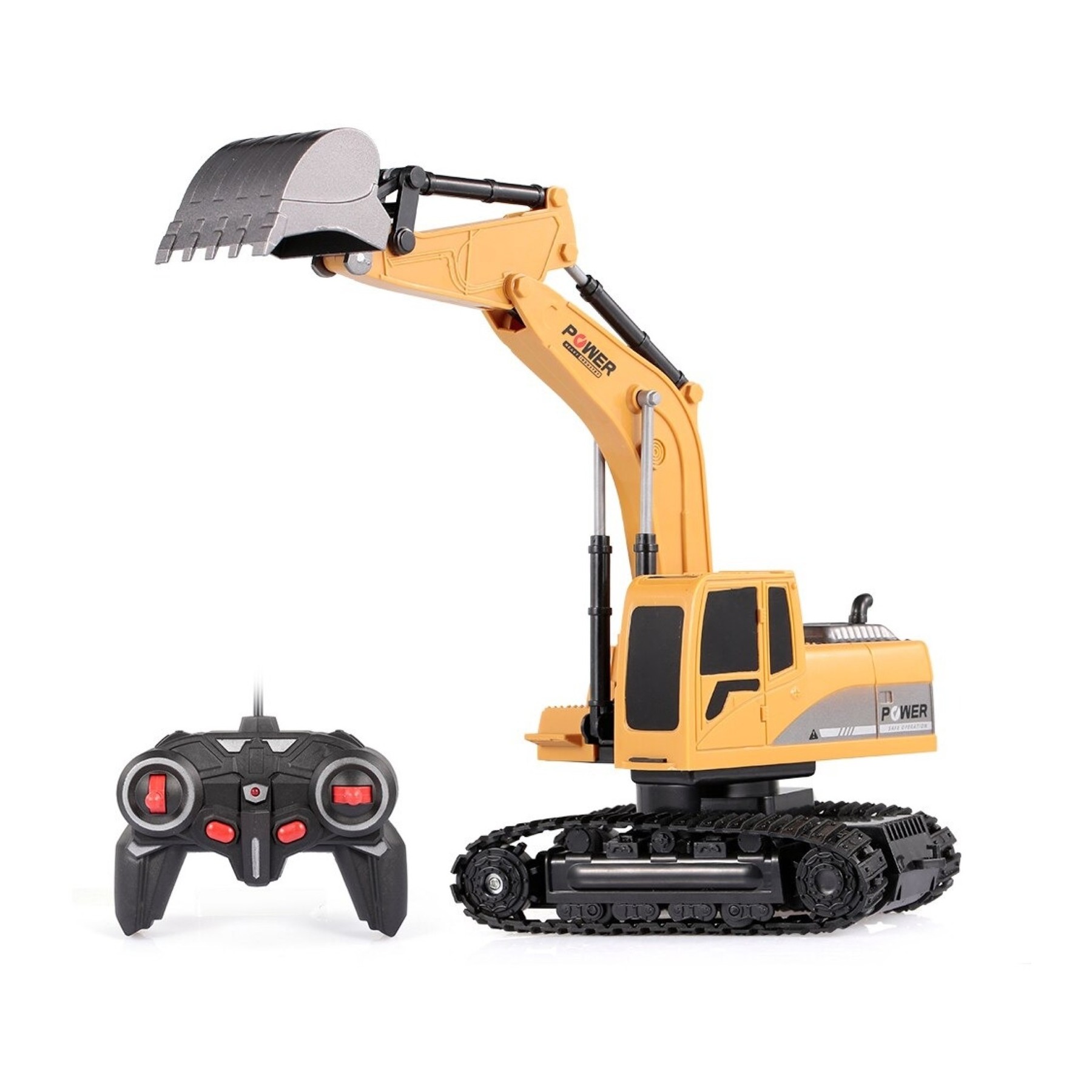 Excavadora Camión Rc Construcción Tractor Con Luces Y Sonidos