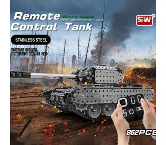 Tanque de bloques de construcción RC, Acero inoxidable, Control Remoto