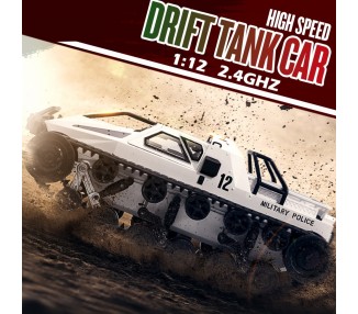 Tanque militar, de derrape de alta velocidad, Recargable, Unidad de Simulacion