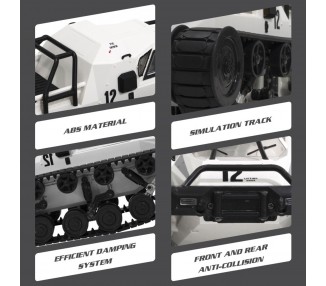 Tanque militar, de derrape de alta velocidad, Recargable, Unidad de Simulacion