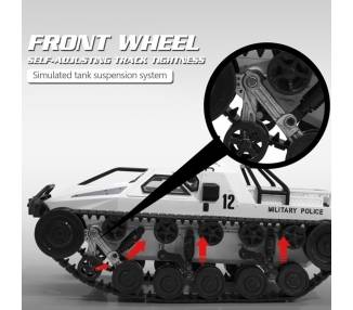 Tanque militar, de derrape de alta velocidad, Recargable, Unidad de Simulacion