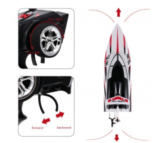 Barco RC 35 KM/H de alta velocidad de carreras, WLtoys, WL912-A
