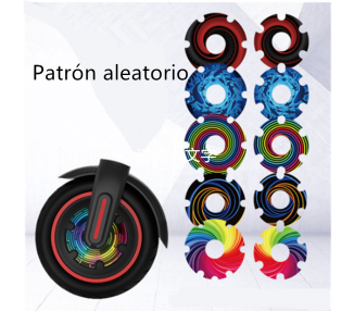 Vinilo adhesivo para rueda motor patinete Xiaomi - Varios modelos
