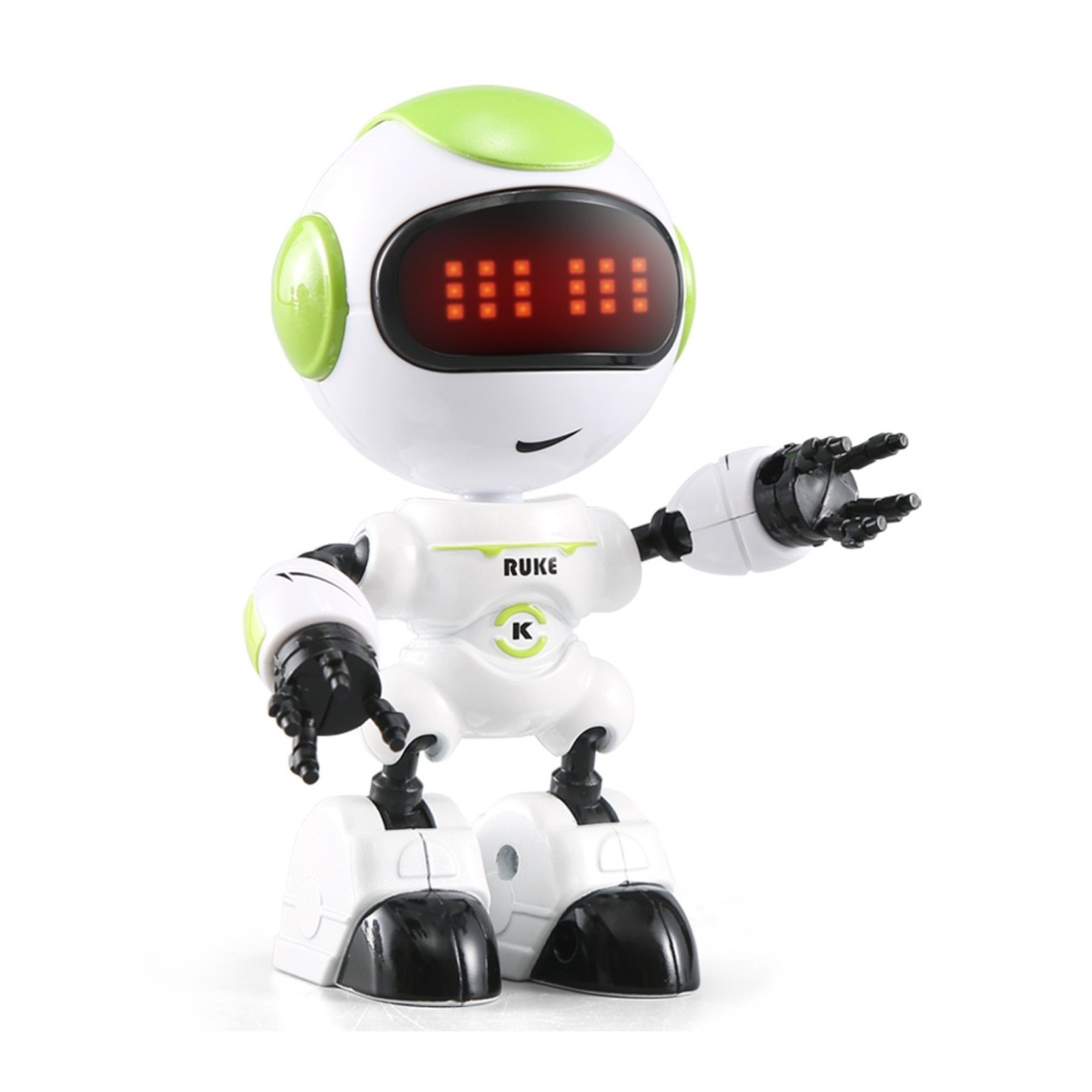 Robot inteligente R8 LUKE, Control táctil, habla por gestos, Mini