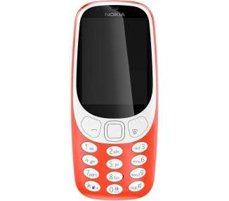 Teléfono Móvil Nokia 3310 Dual Sim Rojo, 3G, Garantia De 36 Meses