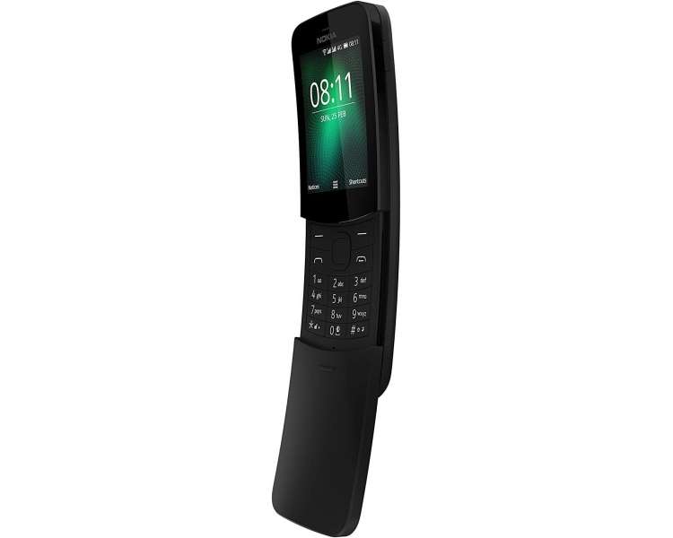 Teléfono Móvil Nokia 8110 Dual Sim Negro, 4G, Garantia de 36 Meses