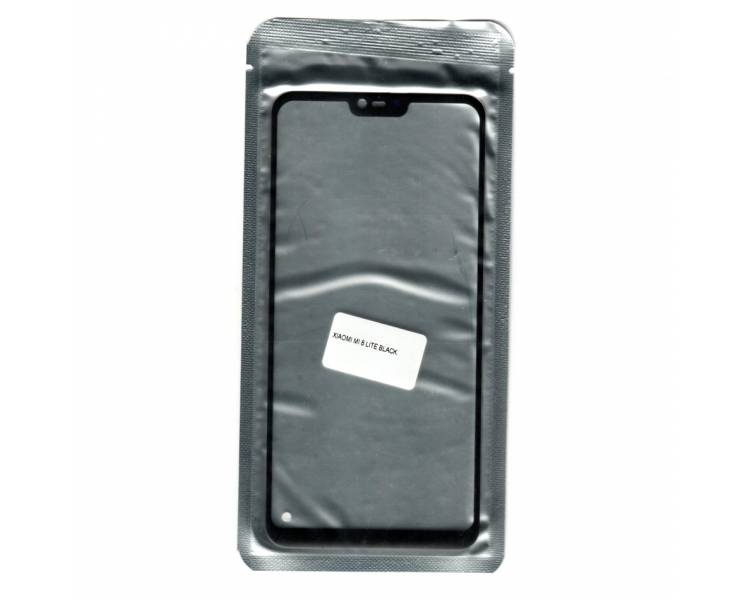 Cristal Tactil Lente Vidrio Frontal Pantalla Para Xiaomi Mi 8 Lite Negro