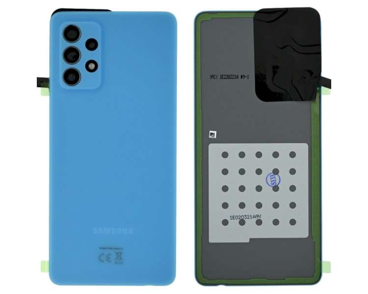 Tapa Trasera para Samsung Galaxy A72 4G A725F Azul Original