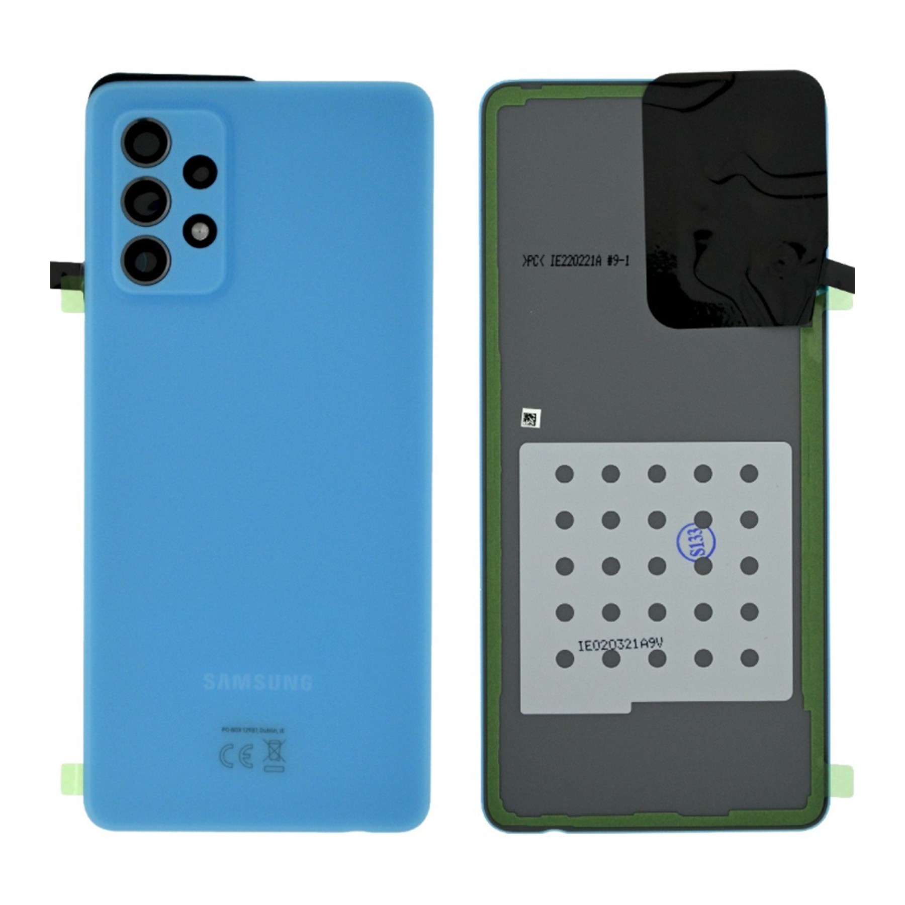 Tapa Trasera para Samsung Galaxy A72 4G A725F Azul Original