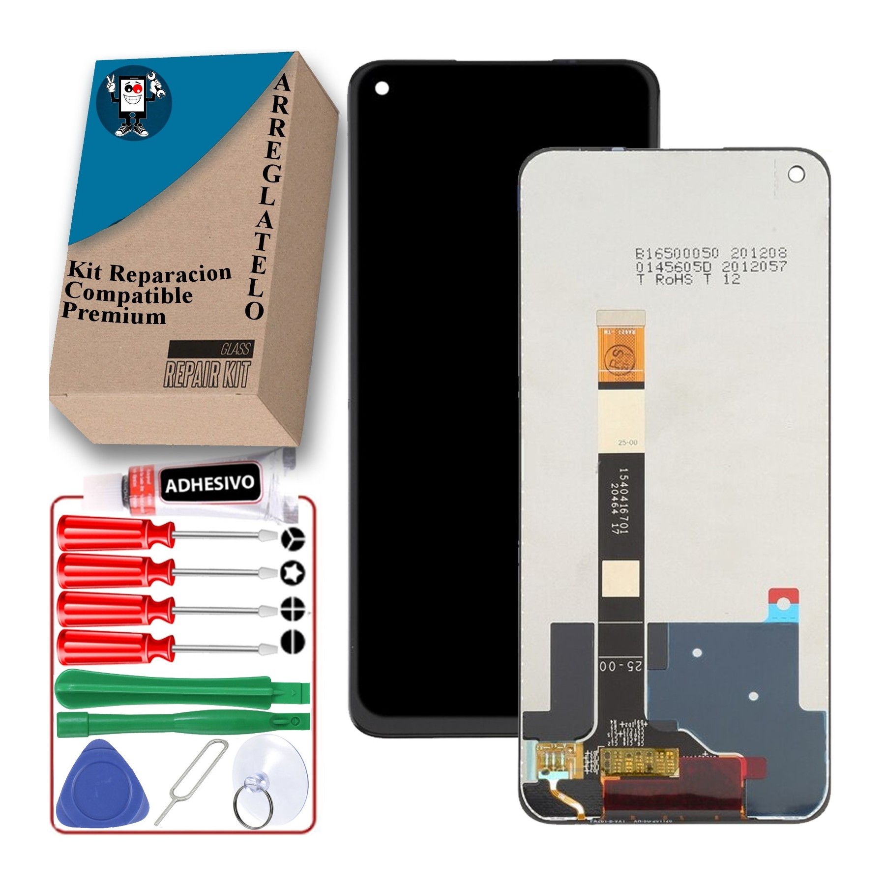 Pantalla para Realme Narzo 30 RMX3242, Negra, Original