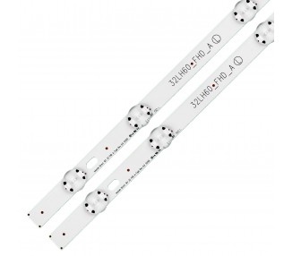 Kit Reparacion Retroiluminacion Tiras de Led para LG 32LH604V 32LH530V 32LH6047 32LH6047 32LH60_FHD_A