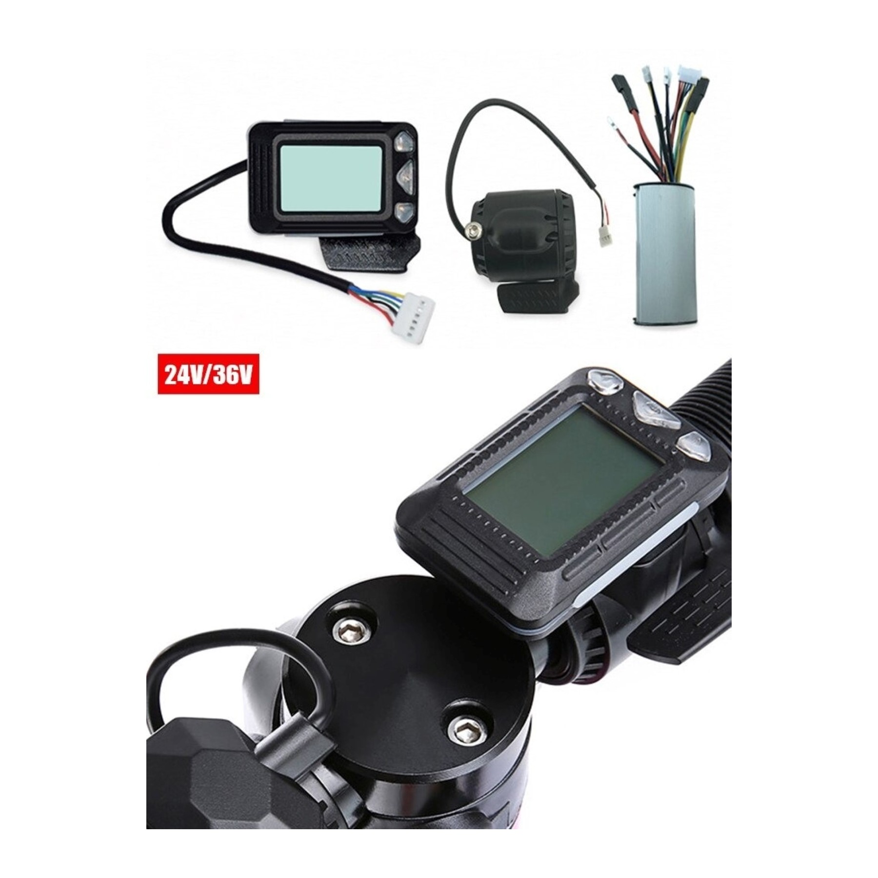 Controladora Patinete 36V con Pantalla, Accelerador y Freno